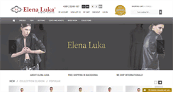 Desktop Screenshot of elenaluka.com