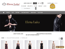 Tablet Screenshot of elenaluka.com